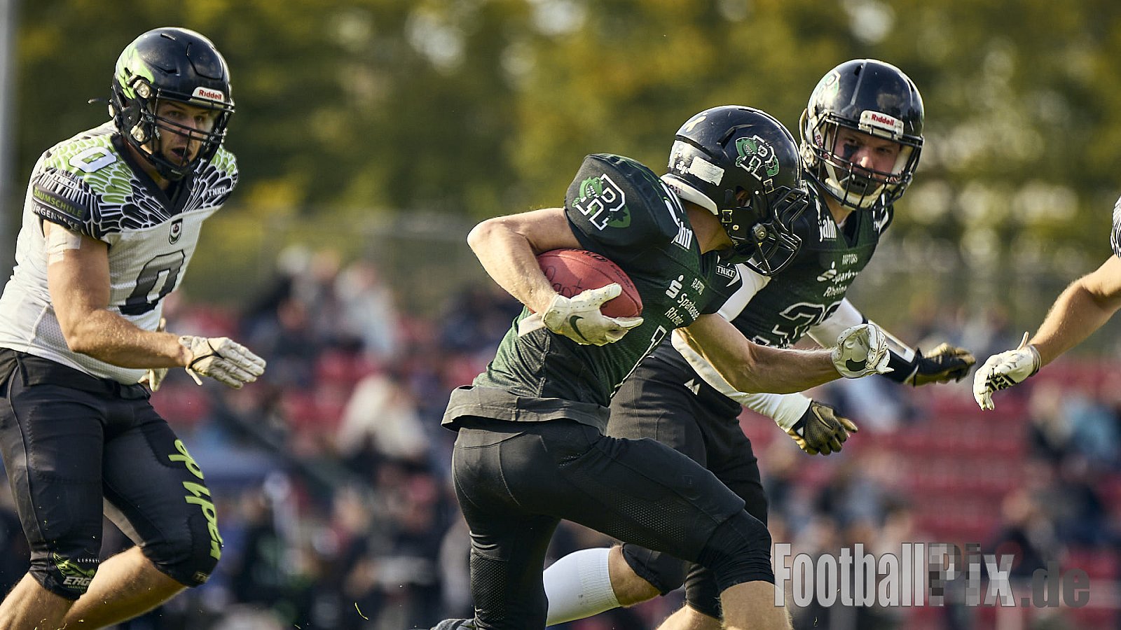 AFCV VL NRW | Rheine Raptors vs. Lippstadt Eagles | 29.09.2024 | Jahnstadion, Schützenstraße, Südesch, Eschendorf, Rheine, Kreis Steinfurt, North Rhine-Westphalia, 48429, Germany | Punkte Endstand 03 : 14 | Bildnummer: 2024-09-29_0355 - RheineRaptorsVsLippstadtEagles