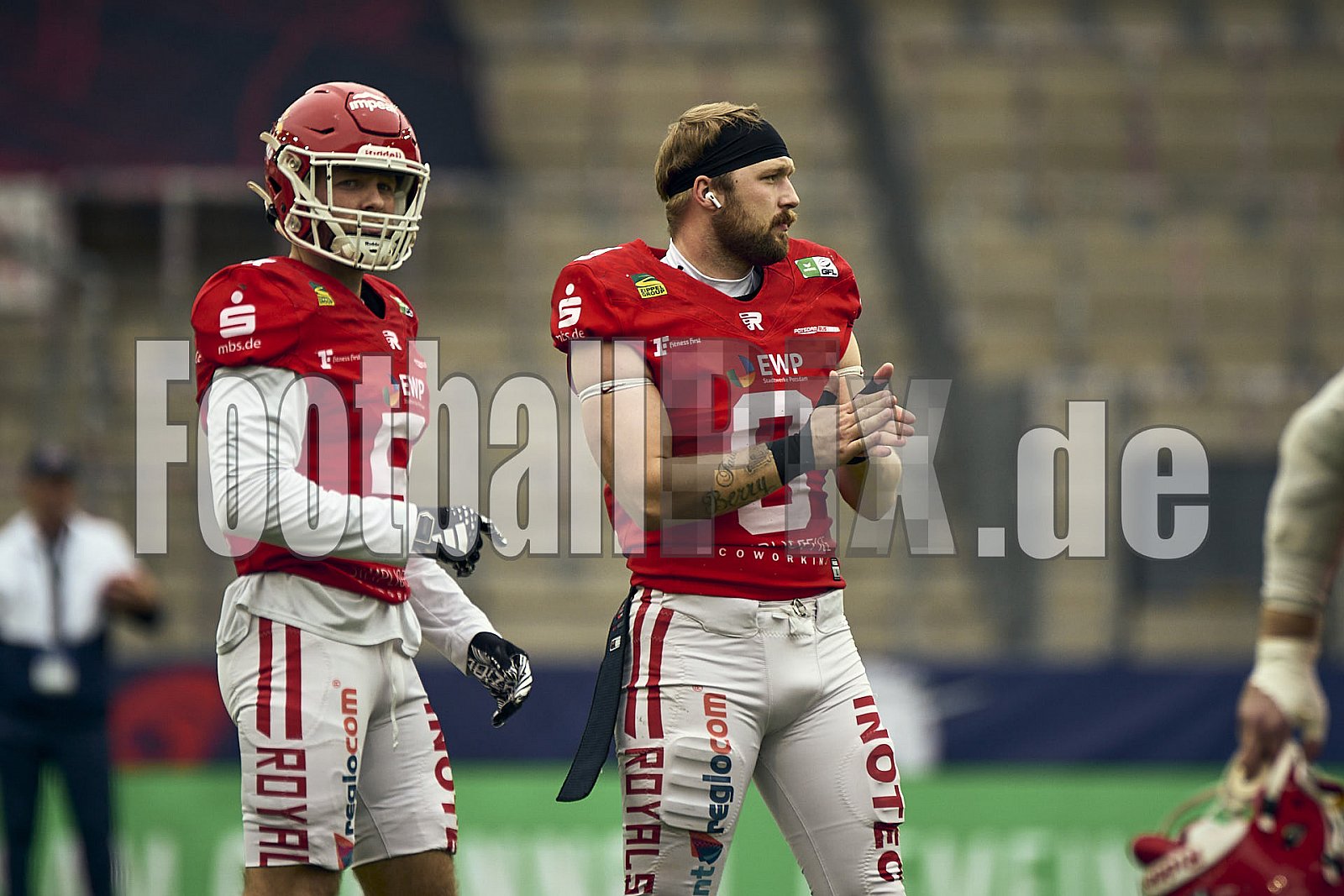 GFL Bowl | Potsdam Royals vs. Dresden Monarchs | 12.10.2024 | Stadion an der Hafenstraße, 97A, Hafenstraße, Vogelheim, Stadtbezirk V, Essen, North Rhine-Westphalia, 45356, Germany | Punkte Endstand 27 : 21 | Bildnummer: 2024-10-12_0006 - GFLBowl2024PotsdamRoyalsVsDresdenMonarchs