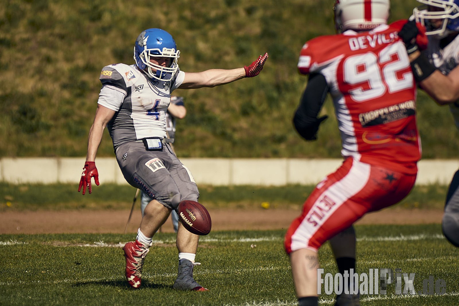 AFCV VL NRW | Charity Game Gelsenkirchen Devils vs. Bocholt Rhinos | 12.04.2025 |  | Punkte Endstand 35 : 07 | Bildnummer: 2025-04-12_0173 - GelsenkirchenDevilsVsBocholtRhinos