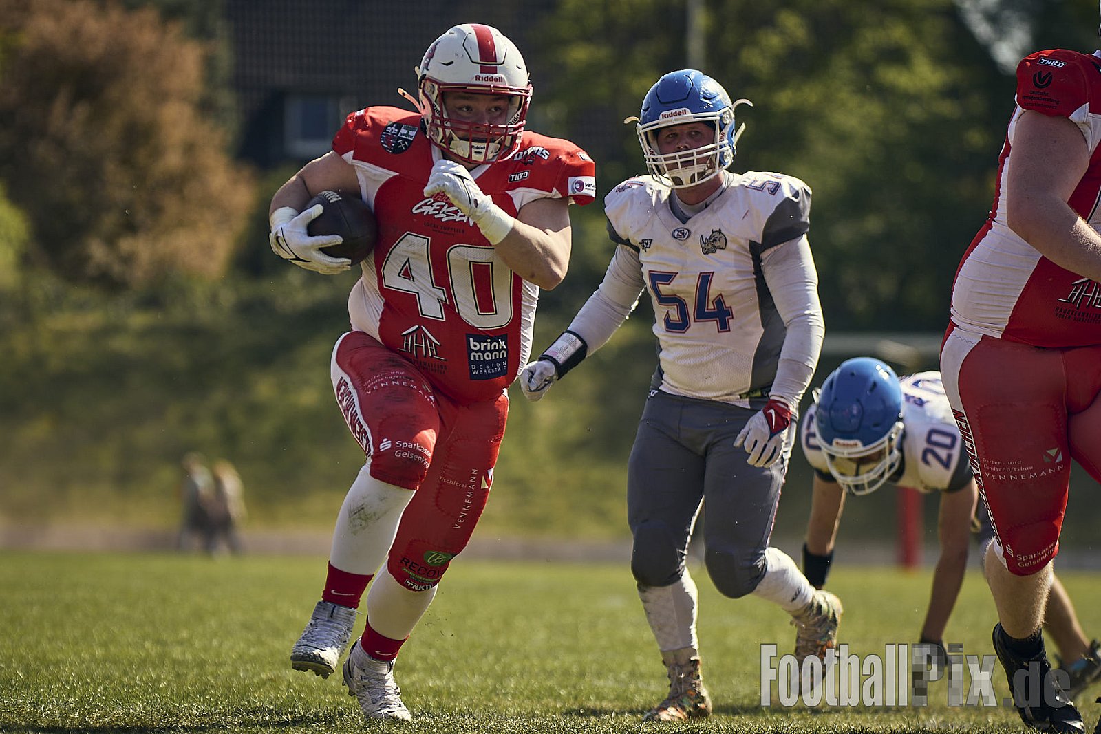 AFCV VL NRW | Charity Game Gelsenkirchen Devils vs. Bocholt Rhinos | 12.04.2025 |  | Punkte Endstand 35 : 07 | Bildnummer: 2025-04-12_0228 - GelsenkirchenDevilsVsBocholtRhinos
