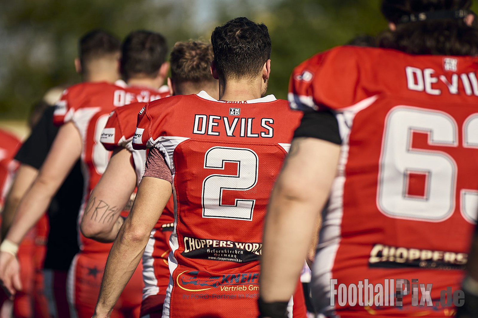 AFCV VL NRW | Charity Game Gelsenkirchen Devils vs. Bocholt Rhinos | 12.04.2025 |  | Punkte Endstand 35 : 07 | Bildnummer: 2025-04-12_0793 - GelsenkirchenDevilsVsBocholtRhinos