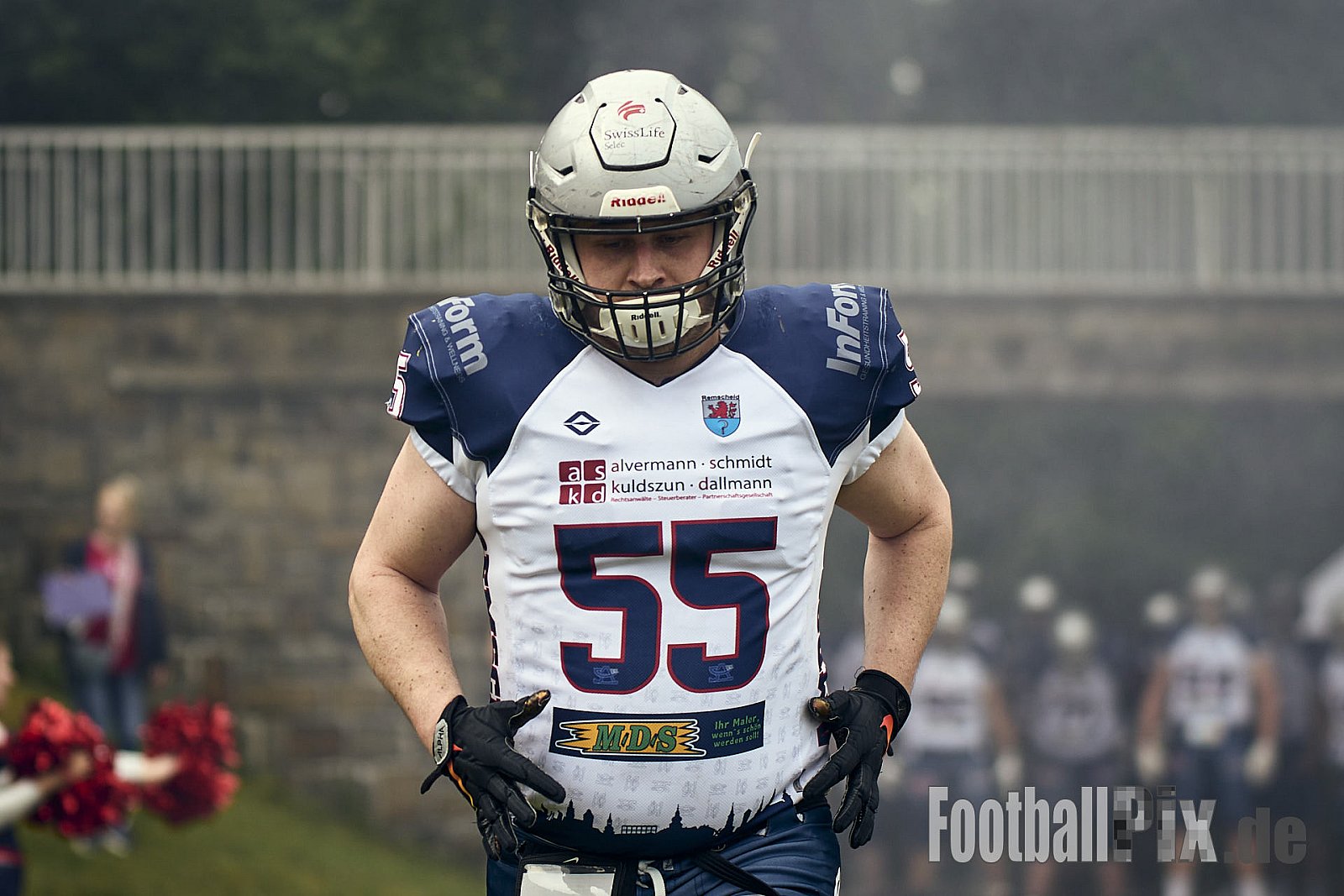AFCV OL NRW | Remscheid Amboss vs. Wuppertal Greyhounds | 03.05.2025 | Stadion Reinshagen, Remscheid | Punkte Endstand 14 : 07 | Bildnummer: 2025-05-03_0055 - RemscheidAmbossVsWuppertalGreyhounds