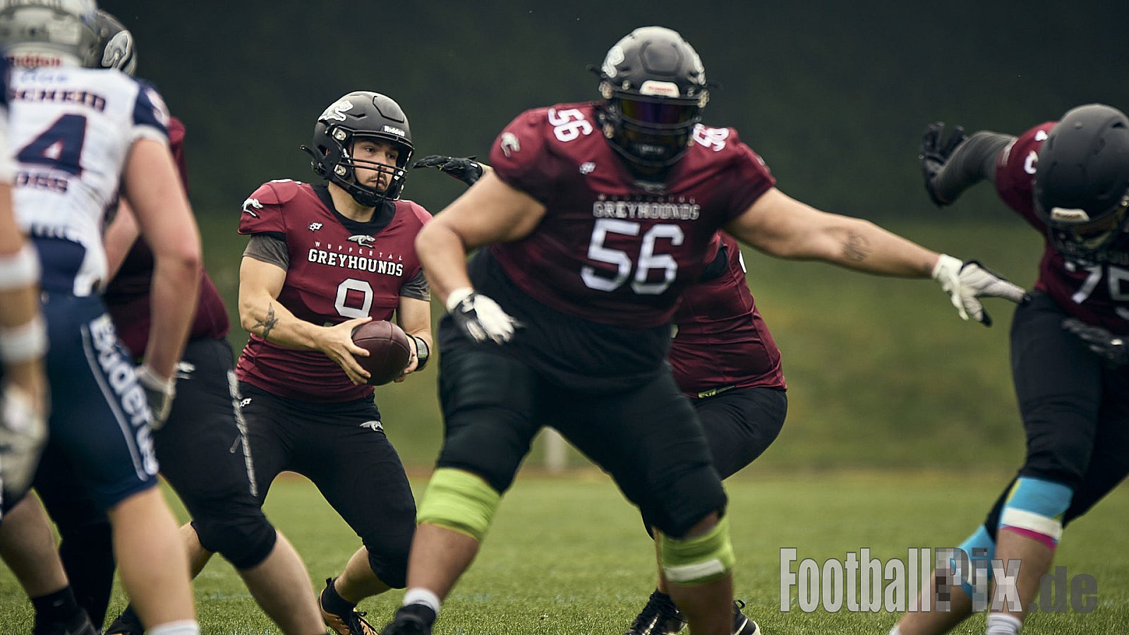 AFCV OL NRW | Remscheid Amboss vs. Wuppertal Greyhounds | 03.05.2025 | Stadion Reinshagen, Remscheid | Punkte Endstand 14 : 07 | Bildnummer: 2025-05-03_0271 - RemscheidAmbossVsWuppertalGreyhounds
