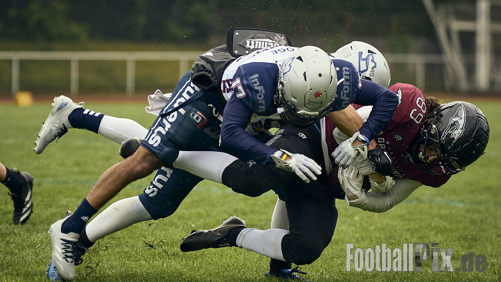 AFCV OL NRW | Remscheid Amboss vs. Wuppertal Greyhounds | 03.05.2025 | Stadion Reinshagen, Remscheid | Punkte Endstand 14 : 07 | Bildnummer: 2025-05-03_0348 - RemscheidAmbossVsWuppertalGreyhounds