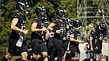 GFL 2 | Langenfeld Longhorns vs. Hamburg Pioneers | 10.05.2025 | Jahnstadion, Langenfeld | Punkte Endstand 35 : 10 | Bildnummer: 2025-05-10_0030 - LangenfeldLonghornsVsHamburgPioneers