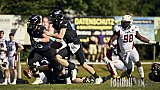 GFL 2 | Langenfeld Longhorns vs. Hamburg Pioneers | 10.05.2025 | Jahnstadion, Langenfeld | Punkte Endstand 35 : 10 | Bildnummer: 2025-05-10_0585 - LangenfeldLonghornsVsHamburgPioneers