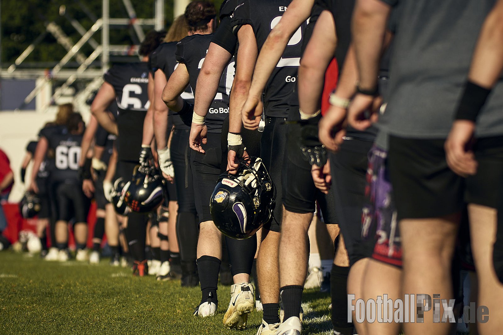 GFL 2 | Langenfeld Longhorns vs. Hamburg Pioneers | 10.05.2025 | Jahnstadion, Langenfeld | Punkte Endstand 35 : 10 | Bildnummer: 2025-05-10_0719 - LangenfeldLonghornsVsHamburgPioneers