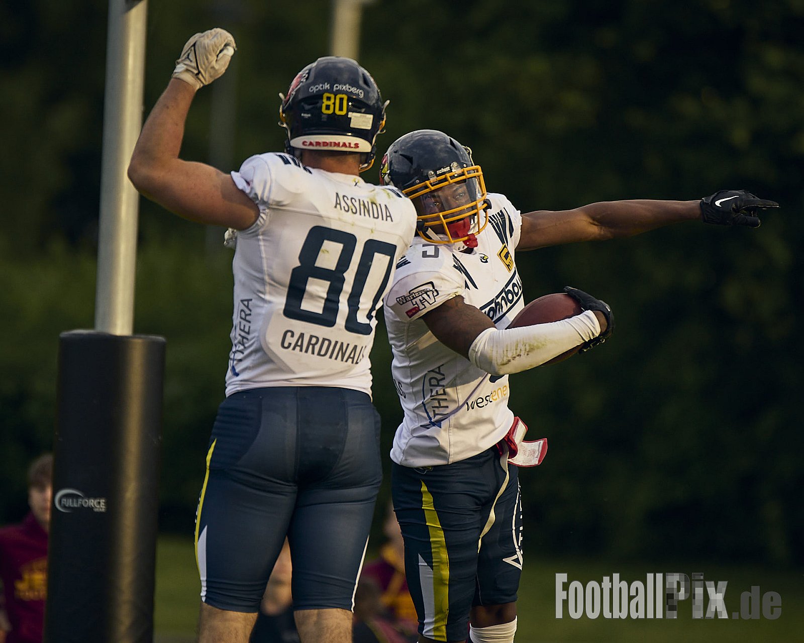 AFCV RL NRW | Troisdorf Jets vs. Essen Assindia Cardinals | 17.05.2025 | Aggerstadion, 53840 Troisdorf | Punkte Endstand 19 : 14 | Bildnummer: 2025-05-17_0358 - TroisdorfJetsVsEssenAssindiaCardinals