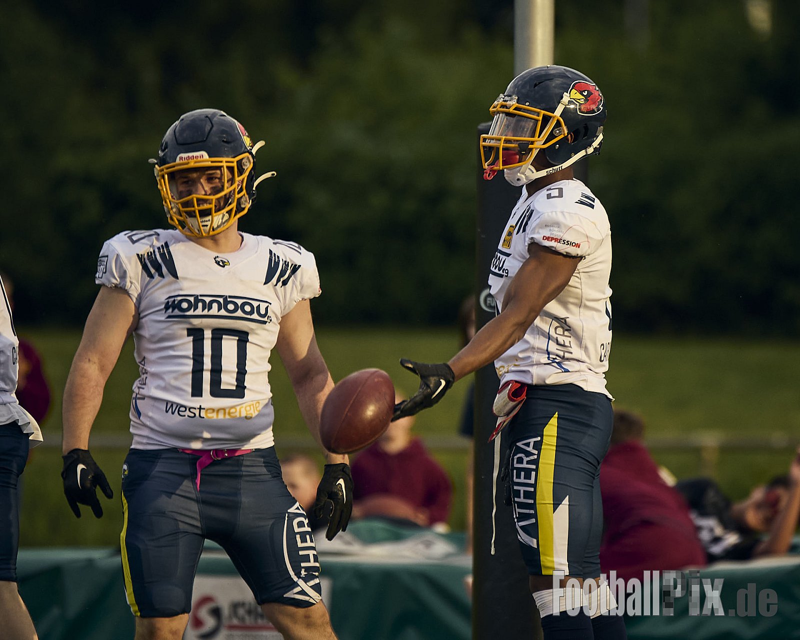 AFCV RL NRW | Troisdorf Jets vs. Essen Assindia Cardinals | 17.05.2025 | Aggerstadion, 53840 Troisdorf | Punkte Endstand 19 : 14 | Bildnummer: 2025-05-17_0365 - TroisdorfJetsVsEssenAssindiaCardinals