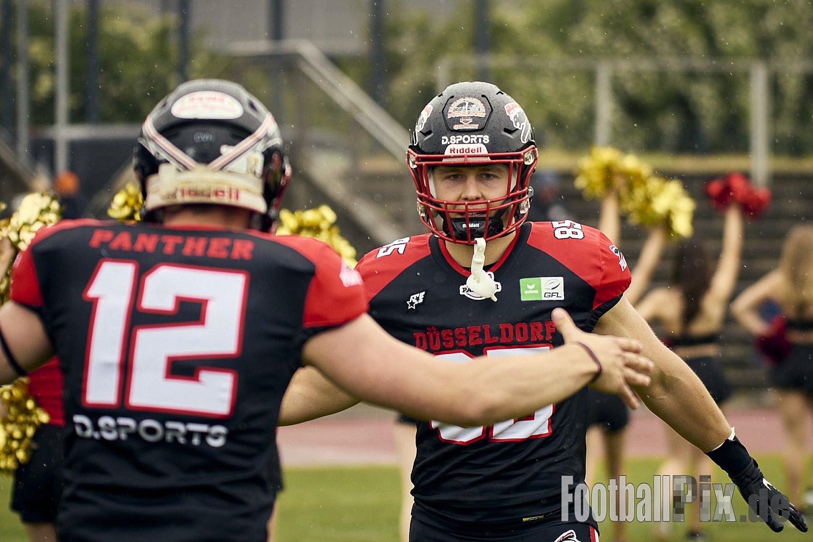 GFL | Düsseldorf Panther vs. Kiel Baltic Hurricanes | 24.05.2025 | Stadion VfL Benrath , 40597 Düsseldorf | Punkte Endstand 14 : 30 | Bildnummer: 2025-05-24_0071 - DPantherVsKielBalticHurricanes
