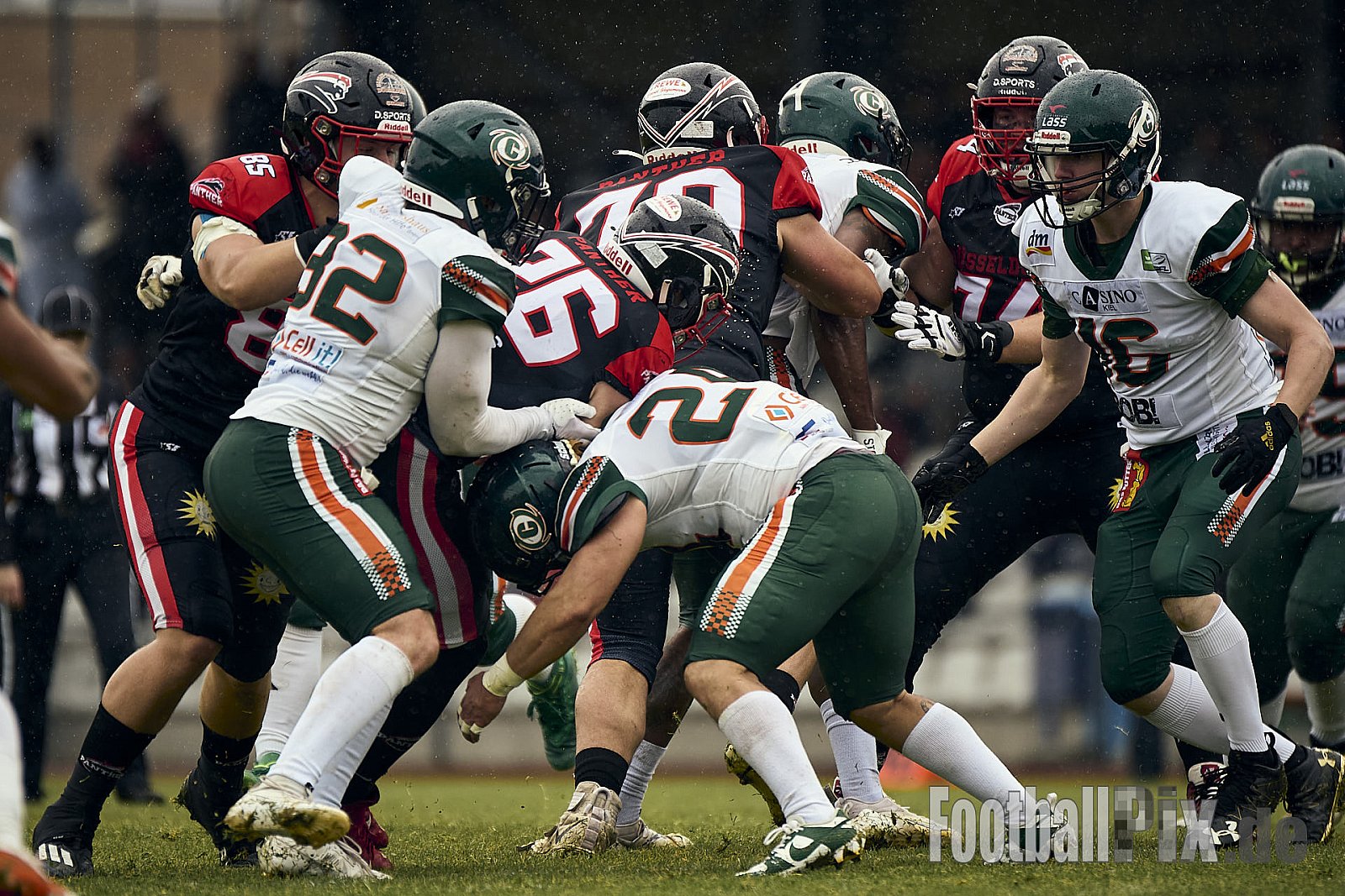GFL | Düsseldorf Panther vs. Kiel Baltic Hurricanes | 24.05.2025 | Stadion VfL Benrath , 40597 Düsseldorf | Punkte Endstand 14 : 30 | Bildnummer: 2025-05-24_0313 - DPantherVsKielBalticHurricanes