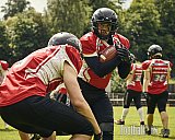 AFCV OL NRW | Wuppertal Greyhoundsr vs. M&ouml;nchengladbach Wolfpack | 25.05.2025 | SpA Gelber Sprung, Wuppertal | Punkte Endstand 21 : 08 | Bildnummer: 2025-05-25_0003 - WuppertalGreyhoundsVsMgWolfpack