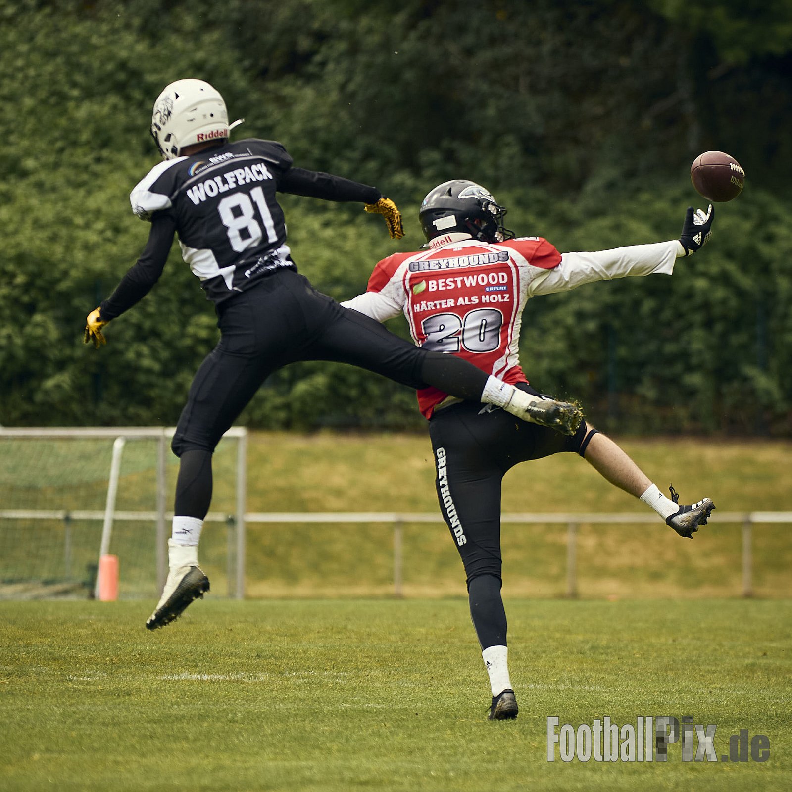 AFCV OL NRW | Wuppertal Greyhoundsr vs. Mönchengladbach Wolfpack | 25.05.2025 | SpA Gelber Sprung, Wuppertal | Punkte Endstand 21 : 08 | Bildnummer: 2025-05-25_0212 - WuppertalGreyhoundsVsMgWolfpack