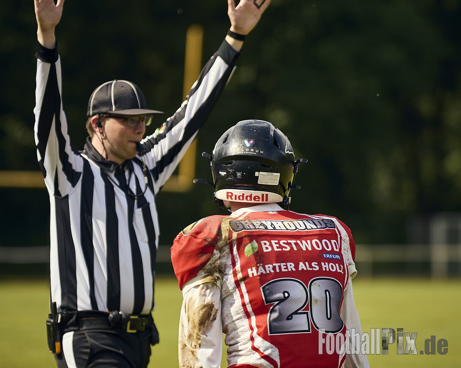 AFCV OL NRW | Wuppertal Greyhoundsr vs. Mönchengladbach Wolfpack | 25.05.2025 | SpA Gelber Sprung, Wuppertal | Punkte Endstand 21 : 08 | Bildnummer: 2025-05-25_0417 - WuppertalGreyhoundsVsMgWolfpack