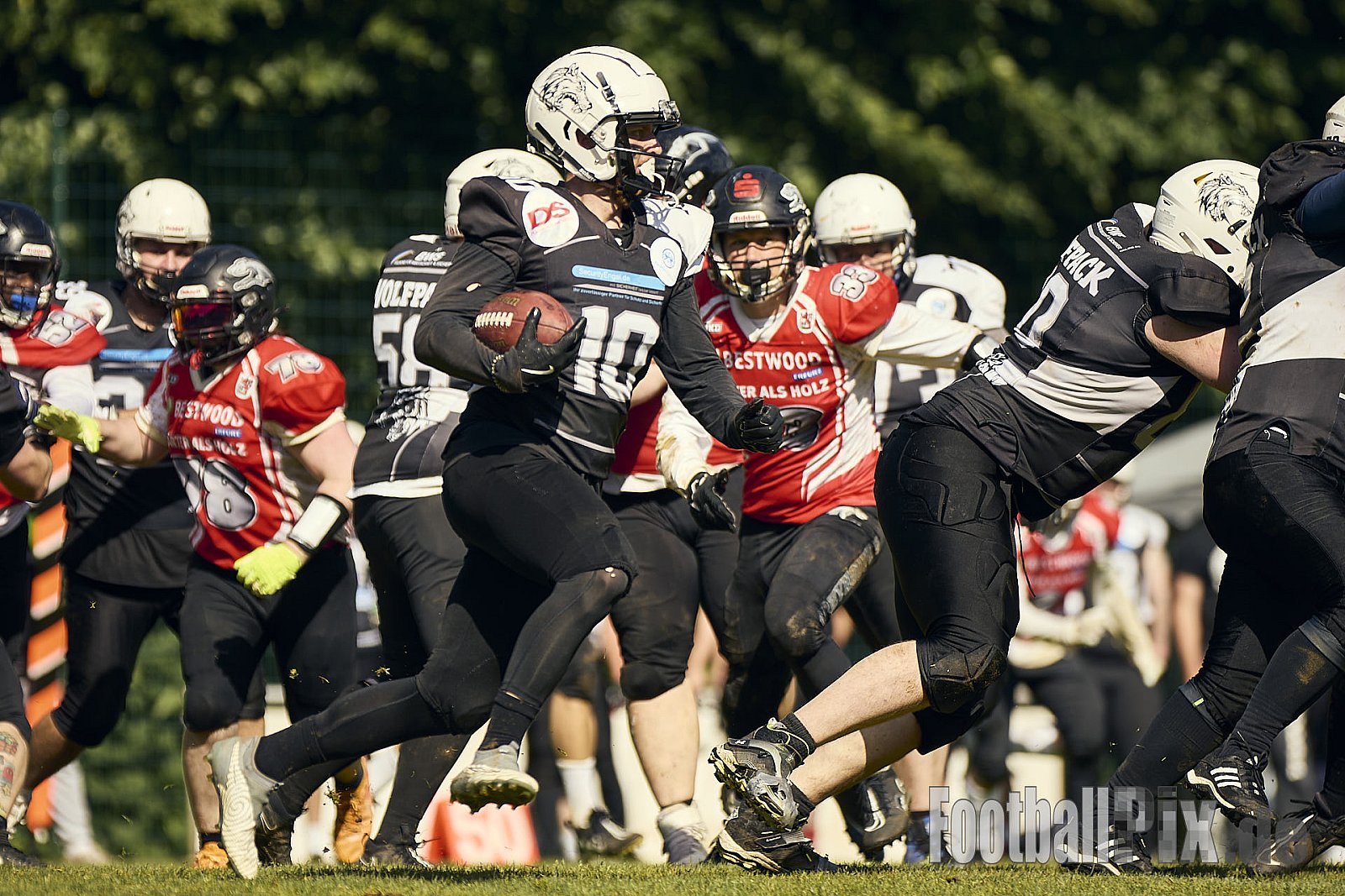 AFCV OL NRW | Wuppertal Greyhoundsr vs. Mönchengladbach Wolfpack | 25.05.2025 | SpA Gelber Sprung, Wuppertal | Punkte Endstand 21 : 08 | Bildnummer: 2025-05-25_0518 - WuppertalGreyhoundsVsMgWolfpack