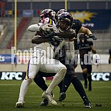 #9 Amani Dennis, Cornerback, Vienna Vikings | ELF | Vienna Vikings at Rhein Fire |  Punkte Endstand 21 : 08 | Merkur Spiel-Arena, Dusseldorf | 01.06.2025 | Bildnummer: 2025-06-01_0915 - ViennaVikingsAtRheinFire