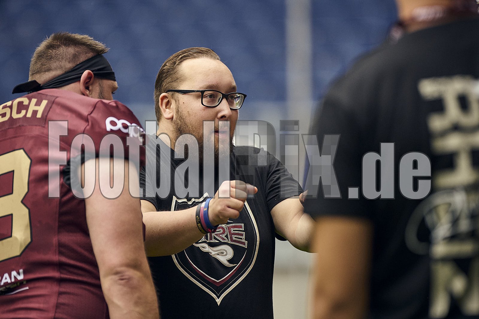 Timur Beckmann - Offensive Coordinator | ELF | Hamburg Sea Devils at Rhein Fire |  Punkte Endstand 0 : 43 | Schauinsland-Reisen-Arena, Duisburg | 14.06.2025 - HamburgSeaDevilsAtRheinFire