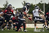#17 Ennes Oberheitmann, Defense, D&uuml;sseldorf Panther | GFL | D&uuml;sseldorf Panther vs. Berlin Rebels |  Punkte Endstand 14 : 21 | Stadion Benrath, Dusseldorf | 15.06.2025Job ID: 2025-06-15_0736 - DPantherVsBerlinRebels