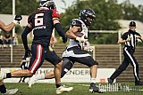 GFL | D&uuml;sseldorf Panther vs. Berlin Rebels |  Punkte Endstand 14 : 21 | Stadion Benrath, Dusseldorf | 15.06.2025Job ID: 2025-06-15_0765 - DPantherVsBerlinRebels