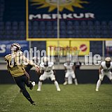 #14 Maximilian Eisenhut, Punter, Rhein Fire | ELF | Berlin Thunder at Rhein Fire |  Punkte Endstand 07 : 69 | Schauinsland-Reisen-Arena, Duisburg | 27.07.2025 - BerlinThunderAtRheinFire