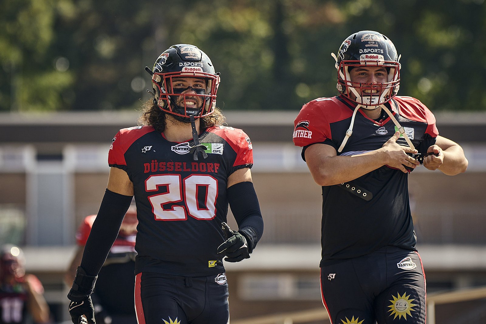 GFL | Düsseldorf Panther vs. Paderborn Dolphins |  Punkte Endstand 28 : 24 | Stadion Benrath, Dusseldorf | 09.08.2025 | Job ID: 2025-08-09_0060 - DPantherPaderbornVsPaderbornDolphins