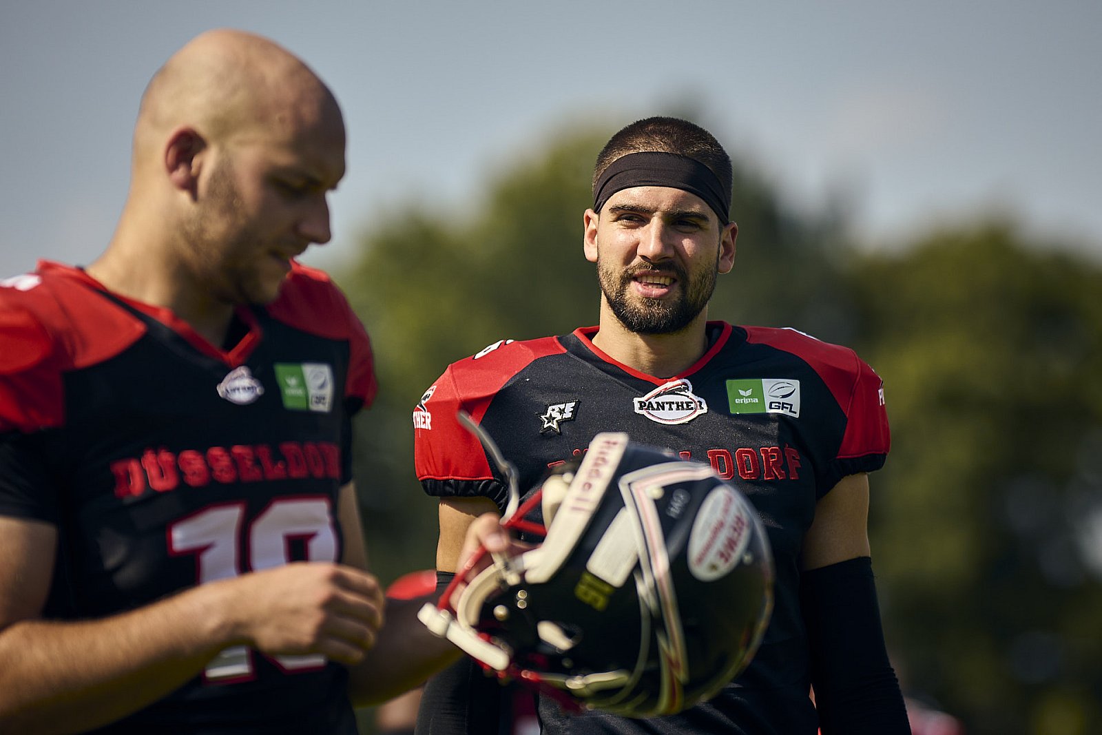 GFL | Düsseldorf Panther vs. Paderborn Dolphins |  Punkte Endstand 28 : 24 | Stadion Benrath, Dusseldorf | 09.08.2025 | Job ID: 2025-08-09_0156 - DPantherPaderbornVsPaderbornDolphins