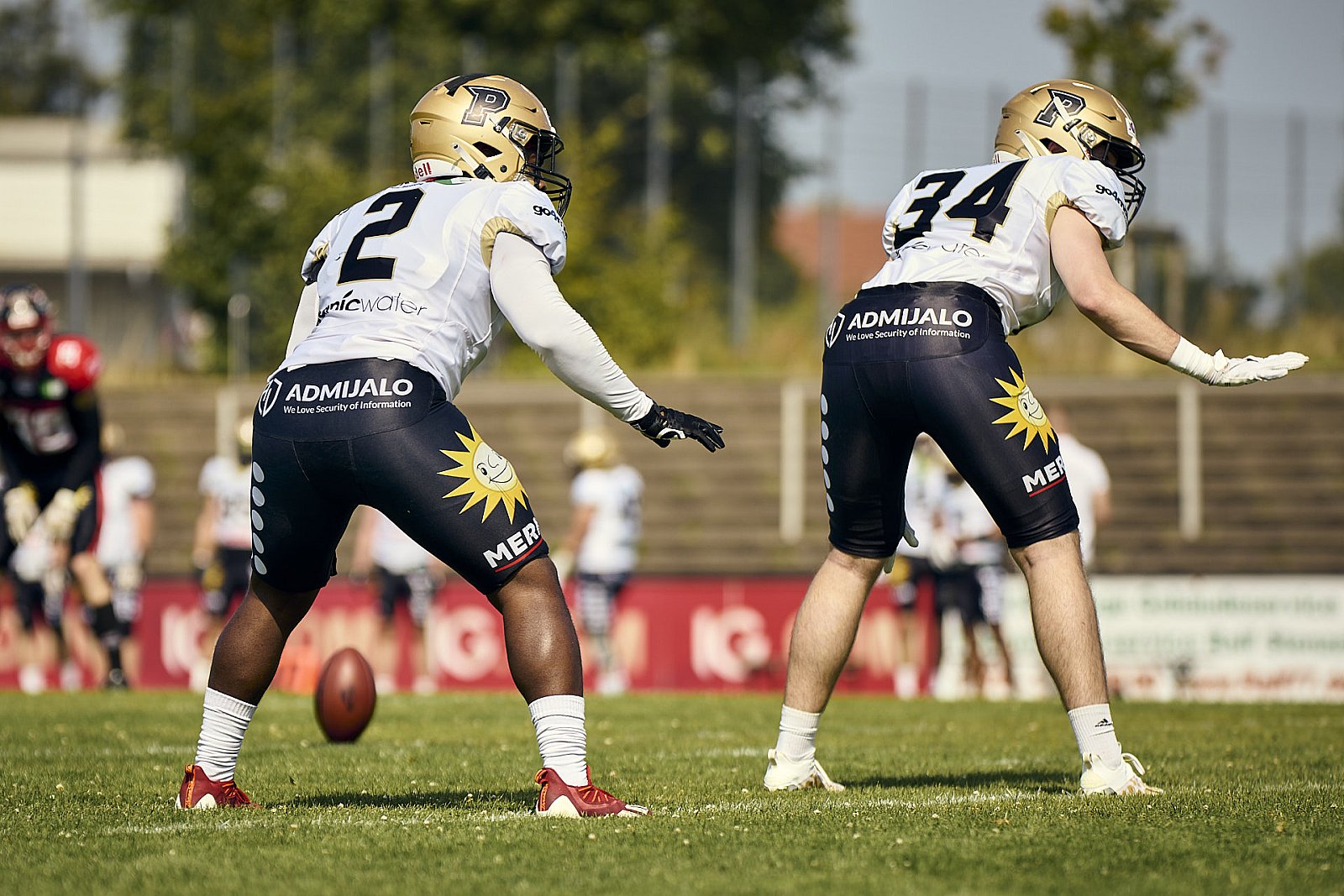 GFL | Düsseldorf Panther vs. Paderborn Dolphins |  Punkte Endstand 28 : 24 | Stadion Benrath, Dusseldorf | 09.08.2025 | Job ID: 2025-08-09_0162 - DPantherPaderbornVsPaderbornDolphins
