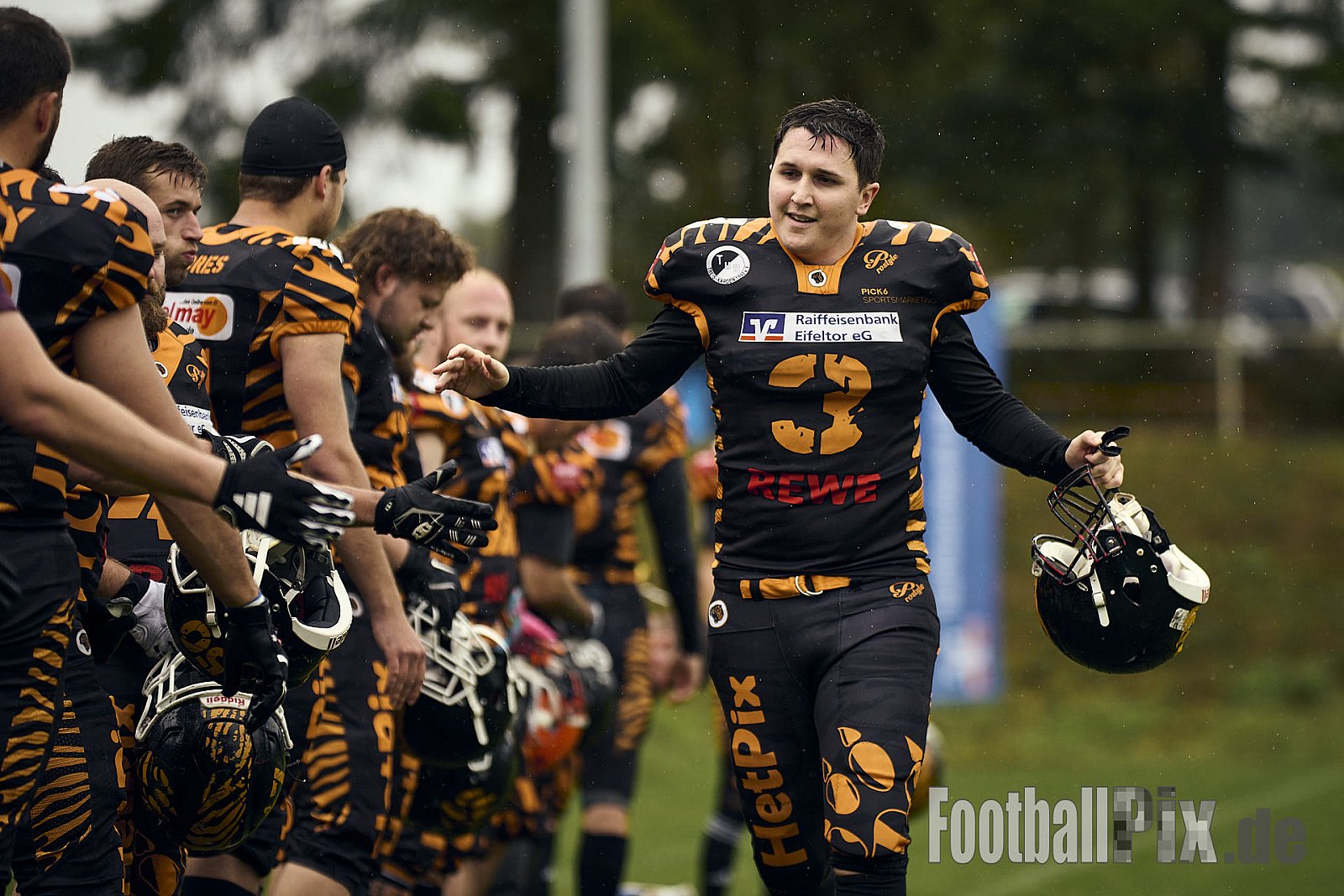 AFCV RLP Bezirksliga Mitte | Mosel Valley Tigers vs. Hanau Hornets |  Punkte Endstand 09 : 68 | Sportplatz Leienkaul, Laubach | 21.09.2025 | Job ID: 2025-09-21_0157 - MoselValleyTigersVsHanauHornets