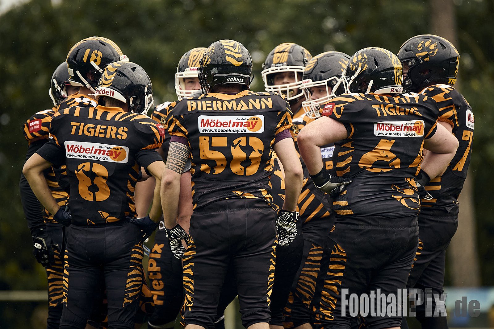 AFCV RLP Bezirksliga Mitte | Mosel Valley Tigers vs. Hanau Hornets |  Punkte Endstand 09 : 68 | Sportplatz Leienkaul, Laubach | 21.09.2025 | Job ID: 2025-09-21_0786 - MoselValleyTigersVsHanauHornets