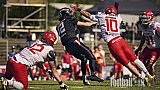 #12 Daw&shy;son Herl, Quarterback, D&uuml;sseldorf Panther | GFL | D&uuml;sseldorf Panther vs. Potsdam Royals | Final Score 0:49 | Stadion Benrath, Dusseldorf | 08.08.2026 | Job ID: 2026-08-08_0407 - DPantherVsPotsdamRoyals