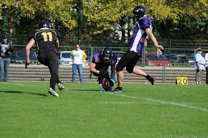 16.09.2012 Düsseldorf Bulldozer vs. Langenfeld Longhorns (0:76) 
