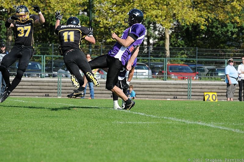 16.09.2012 Düsseldorf Bulldozer vs. Langenfeld Longhorns (0:76) 