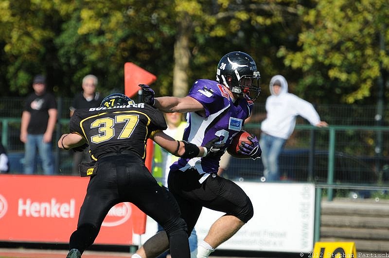 16.09.2012 Düsseldorf Bulldozer vs. Langenfeld Longhorns (0:76) 