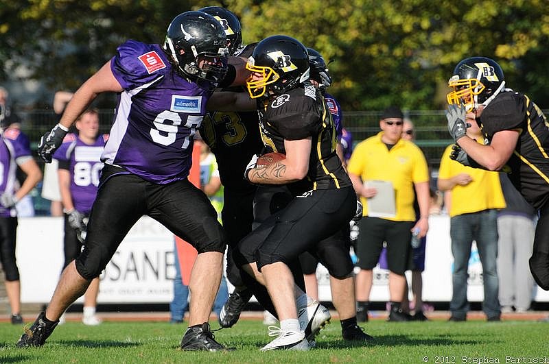 16.09.2012 Düsseldorf Bulldozer vs. Langenfeld Longhorns (0:76) 