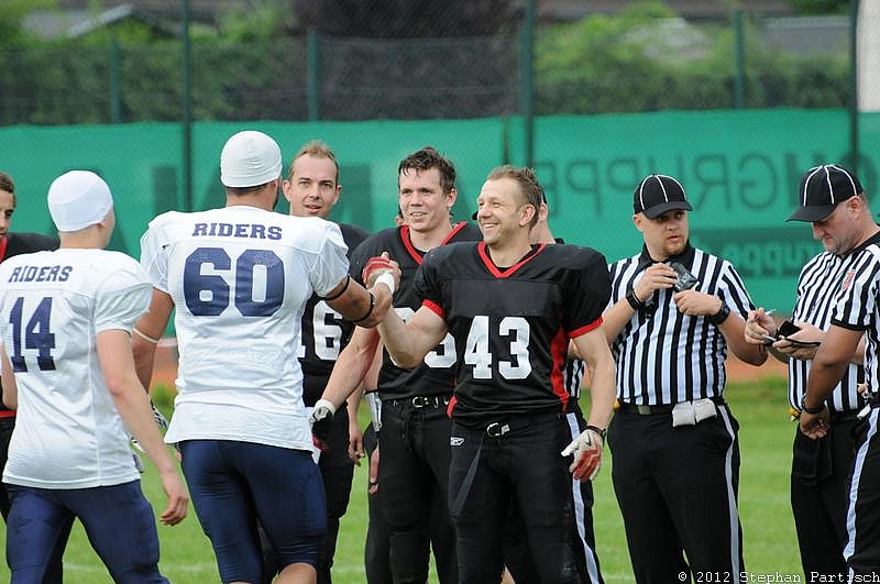 30.06.2012 Oberberg Bandits vs. Schiefbahn Riders (23:21) 