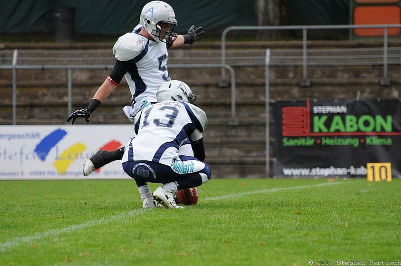 23.09.2012 Remscheid Amboss vs. Dortmund Giants (20:6) 