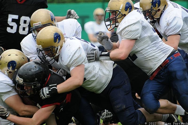 30.06.2012 Oberberg Bandits vs. Schiefbahn Riders (23:21) 