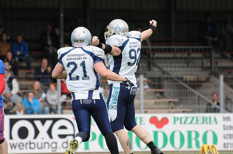 23.09.2012 Remscheid Amboss vs. Dortmund Giants (20:6) 