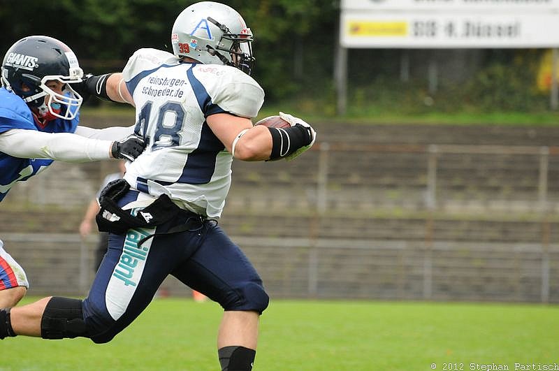 23.09.2012 Remscheid Amboss vs. Dortmund Giants (20:6) 