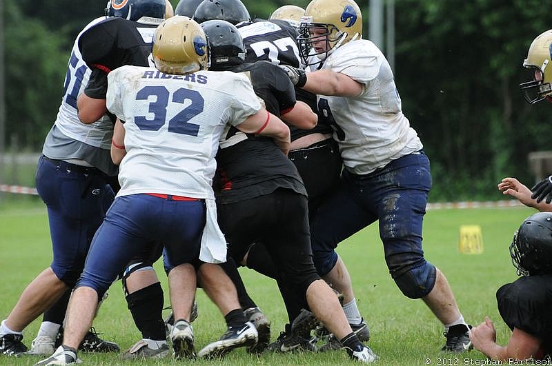 30.06.2012 Oberberg Bandits vs. Schiefbahn Riders (23:21) 