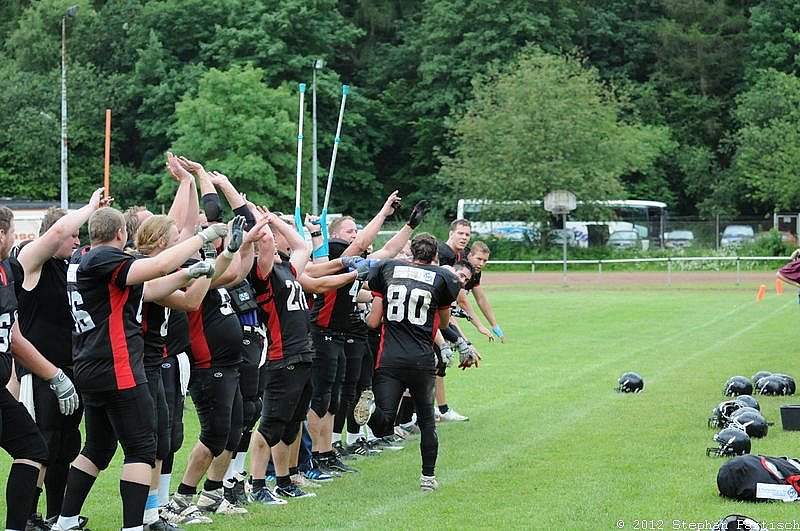 30.06.2012 Oberberg Bandits vs. Schiefbahn Riders (23:21) 