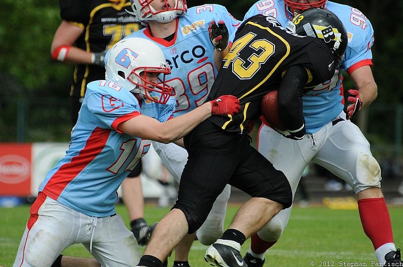01.07.2012 Düsseldorf Bulldozer vs. Bonn Gamecocks II (12:15) 