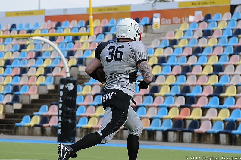 29.09.2012 Mönchengladbach Wolfpack vs. Mülheim Shamrocks (55:0) 