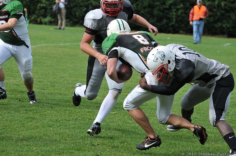 26.08.2012 Mönchengladbach Wolfpack vs. Neuss Frogs (19:0) 