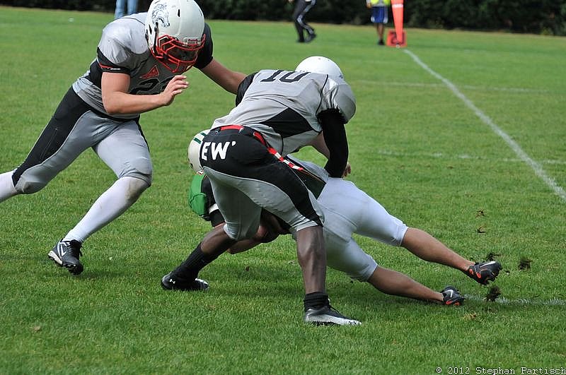 26.08.2012 Mönchengladbach Wolfpack vs. Neuss Frogs (19:0) 