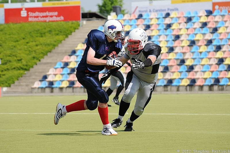 19.05.2012 Mönchengladbach Wolfpack vs. Kreis Heinsberg Bisons (40:2) 