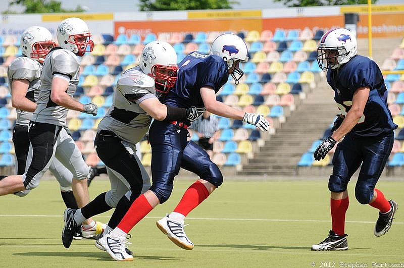19.05.2012 Mönchengladbach Wolfpack vs. Kreis Heinsberg Bisons (40:2) 