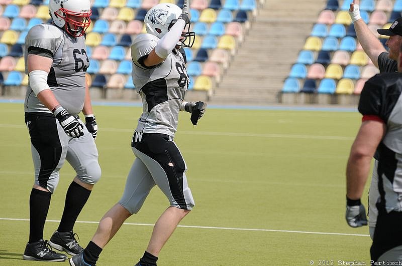 19.05.2012 Mönchengladbach Wolfpack vs. Kreis Heinsberg Bisons (40:2) 