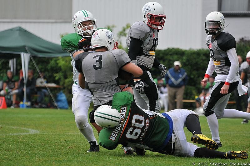 26.08.2012 Mönchengladbach Wolfpack vs. Neuss Frogs (19:0) 