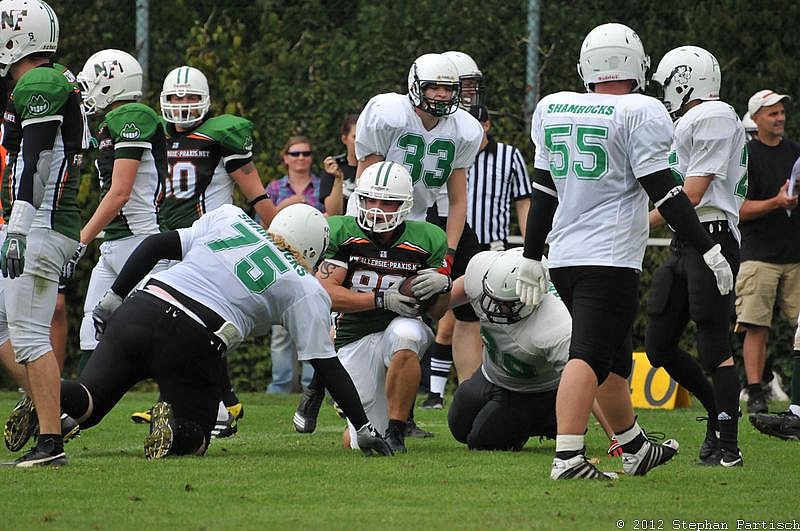01.09.2012 Neuss Frogs vs. Mülheim Shamrocks (40:8) 
